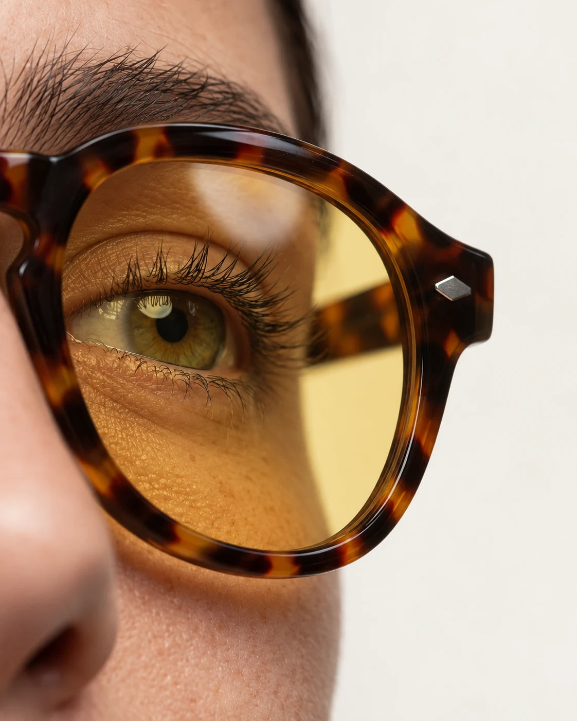 Gafas Soven de carey vistas de frente